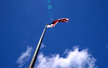Stock Video American Flag Flying On A Hot Day For PC