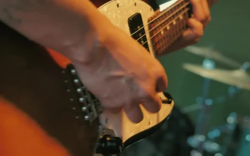 Stock Video Amateur Rock Band Rehearsing For PC