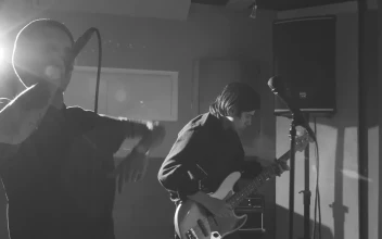 Stock Video Amateur Rock Band Performing A Song For PC