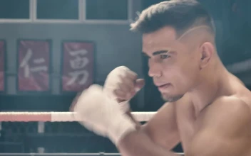 Stock Video Amateur Boxer Training In The Ring For PC