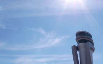 Stock Video Airport Tower At A Parachuting Event For PC