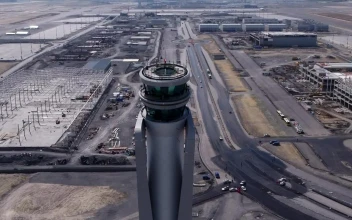 Stock Video Airport Tower On A Quiet Day For PC