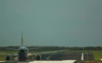 Stock Video Airplane Taking Off The Track For PC