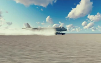 Stock Video Airplane Racing With A Sports Car For PC