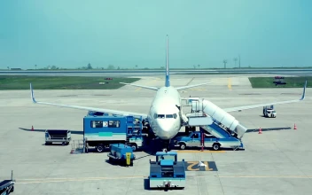 Stock Video Airplane Being Prepared For A Trip At The Airport For PC