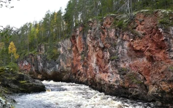 Stock Video A Wild Stream Between The Rocks For PC