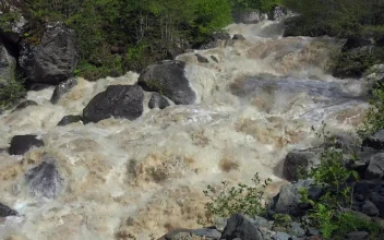 Stock Video A Wild River Between Rocks For PC