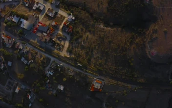 Stock Video A Small Town Top Shot For PC