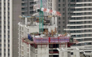 Stock Video A Skyscraper Under Construction Time Lapse For PC