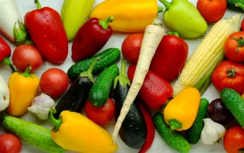 Stock Video A Mix Of Fresh Vegetables For PC