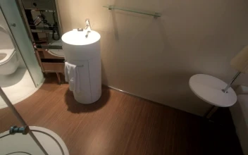 Stock Video A Look Inside Of An Small Hotel Room For PC