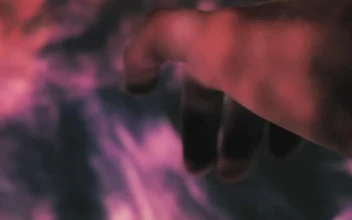 Stock Video A Hand With An Image Of A Projected Nebula For PC