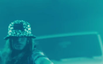 Stock Video A Girl Dancing Hip Hop Among Dim Blue Lights For PC