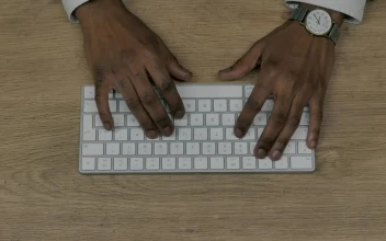 Stock Video Business Person Working With Devices For PC