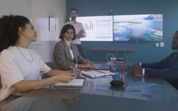 Stock Video Business Meeting In A Meeting Room For PC