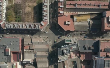 Stock Video Buildings In Barcelona Top Aerial Shot For PC