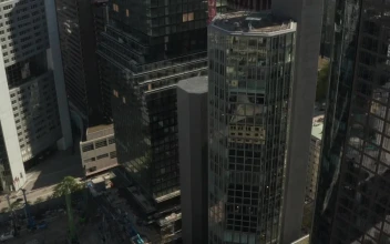 Stock Video Buildings And Skyscrapers In An Aerial Close Shot For PC