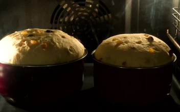 Stock Video Bread Growing Inside The Oven For PC
