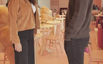 Stock Video Boy Surprising His Girlfriend With A Rose For PC