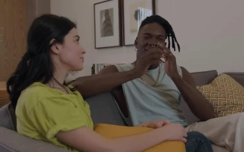Stock Video Boy Surprised By Great News From His Girlfriend For PC