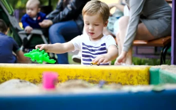 Stock Video Boy Playing In A Sand Box For PC