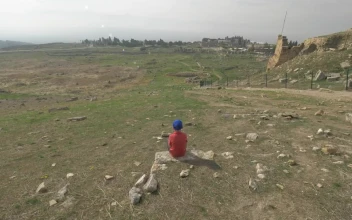 Stock Video Boy Looking Out Over City Ruins For PC