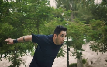 Stock Video Boy Doing A Backflip In Nature For PC