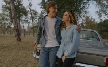 Stock Video Boy And Girl Talking On A Road Trip Through Nature For PC