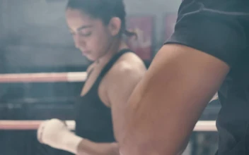 Stock Video Boxing Team Bandaging Their Hands For PC