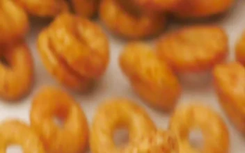 Stock Video Bowl Being Filled With Oatmeal And Cinnamon Rings Cereal For PC