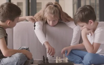 Stock Video Bored Kids Playing Chess For PC