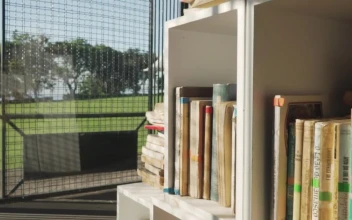 Stock Video Books Arranged In A Bookcase For PC