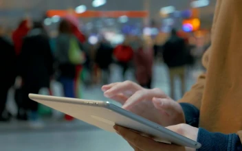 Stock Video Booking Train Tickets On A Tablet Pc For PC