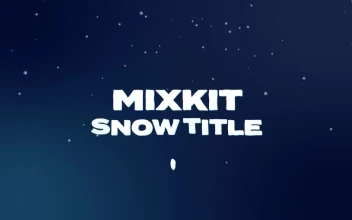 Stock Video Bold Snow Title For PC