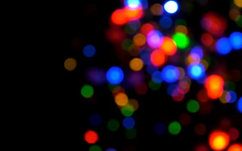 Stock Video Bokeh Of Christmas Tree Lights For PC