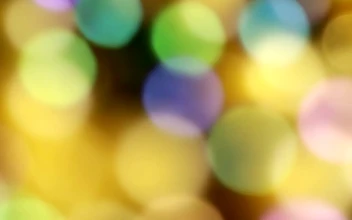 Stock Video Bokeh Effect With Yellow And Green For PC