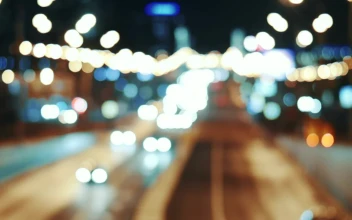 Stock Video Blurred Traffic On A Highway For PC