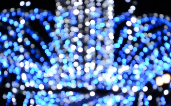 Stock Video Blurred Fountain Of Lights For PC