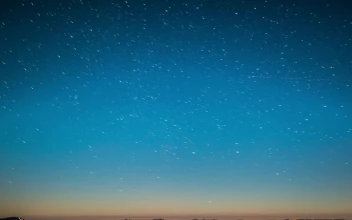 Stock Video Blue Starry Sky In The Mountains For PC