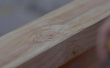 Stock Video Block Of Wood Being Measured For PC