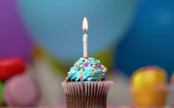 Stock Video Birthday Muffin With A Burning Candle For PC