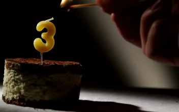 Stock Video Birthday Candle On A Cake For PC
