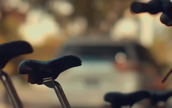 Stock Video Bicycle Parking In The Street For PC