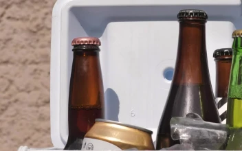 Stock Video Beers In A Small Cooler For PC
