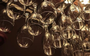 Stock Video Beer Glasses Hanging For PC