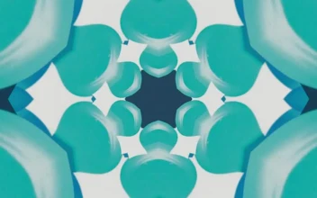 Stock Video Beautiful Visual Compositions Reflected Six Times For PC