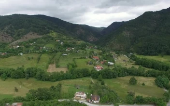 Stock Video Beautiful Village In The Mountains For PC