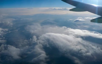 Stock Video Beautiful View Through Airplane Window For PC