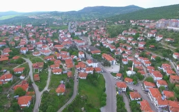 Stock Video Beautiful Town In The Countryside For PC