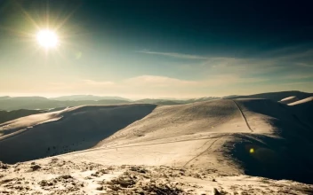 Stock Video Beautiful Sundown In The Mountains Time Lapse For PC